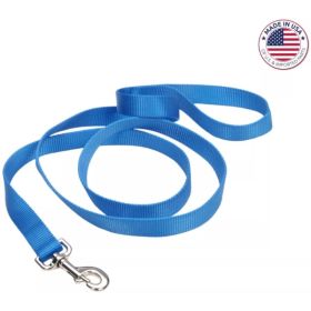 Coastal Pet Single Ply Nylon Dog Leash Blue Lagoon