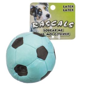 Rascals Latex Soccer Ball for Dogs (Option: Blue)