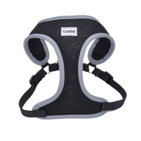 Coastal Pet Comfort Soft Reflective Wrap Adjustable Dog Harness (Option: Black)